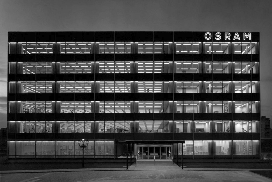 Osram headquarters München (1965) - forrás: www.henn.com