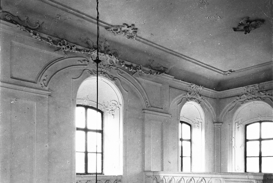 Eger, érseki palota, archív felvétel