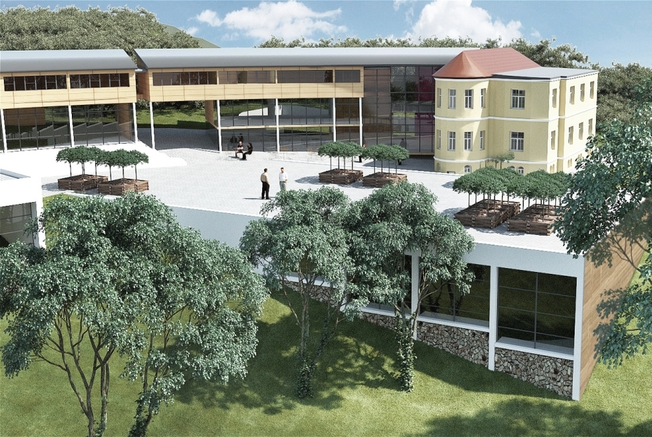 Német Iskola bővítése - a Bánáti és Hartvig Építész Iroda nyertes terve