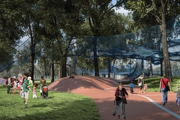 Városligeti Parkrehabilitációs Tervpályázat győztes terve - építész: Garten Studio Kft.