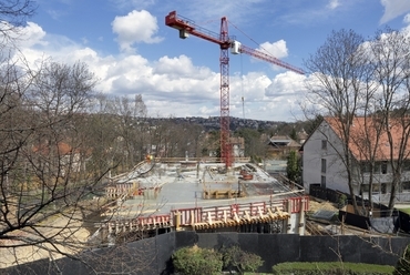 építkezés közben - MOME Műhelyház - fotó: Oravecz István 