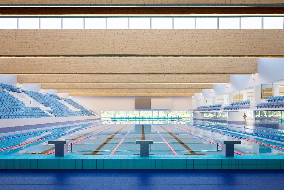 Szegedi Etelka sori sportuszoda - építész: Szántó és Mikó Építészek Kft.