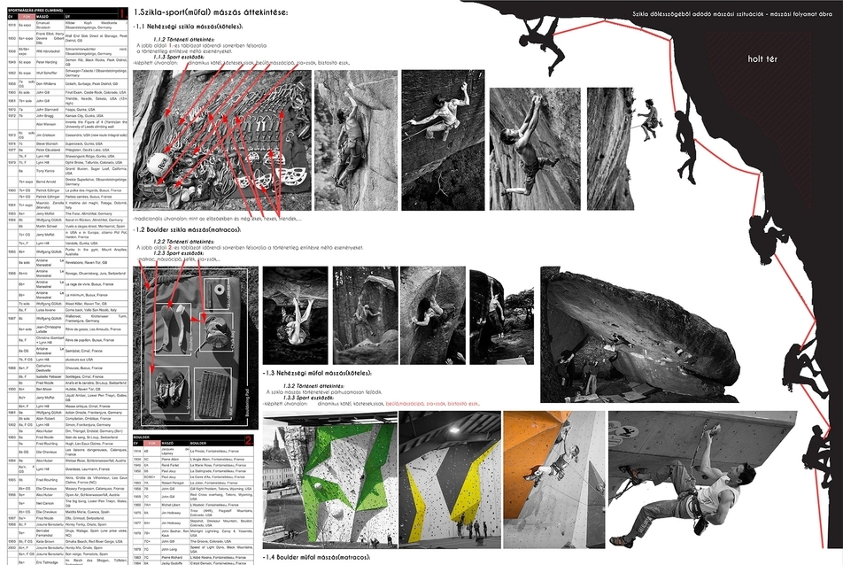 Sportmászó Központ, Debrecen - mászás bemutatása - tervező: Szarka Gábor