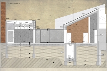 c-c metszet - építész: Lality Áron
