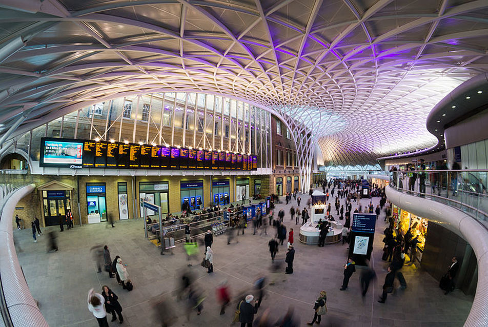 London új találkozási pontja: a Saint Pancras és a Kings Cross pályaudvar