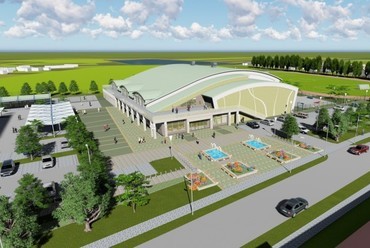 sárvári sportcsarnok látványterve - forrás: sarvarvaros.hu