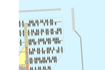 helyszínrajz a kikötőről m1:1000