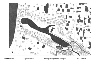 Kerékpáros pihenő - tervező: Tóth Krisztián