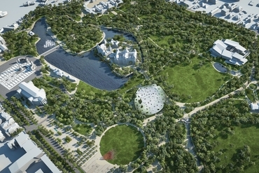 a Városliget parkrehabilitációja - építész: Garten Studio Kft.