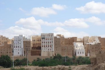 Sibám házai a 16. századból, Jemen - forrás: Wikipedia