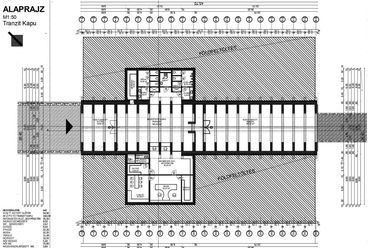 Tranzit Kapu, alaprajz - tervező: Barna Bettina