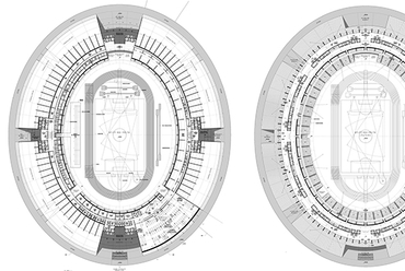 Budapesti Atlétikai Stadion - építész: Tarnóczky Tamás Attila