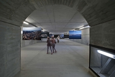 az alagút mint galéria - építész: Sághegyi Adél Laura
