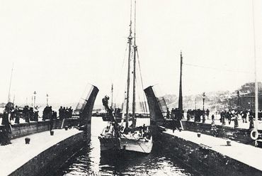 Karl Johan zsilip, 1890-es évek - forrás: Wikipedia