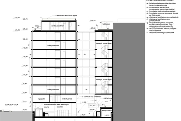 2-2 metszet - építész: Dobai János DLA