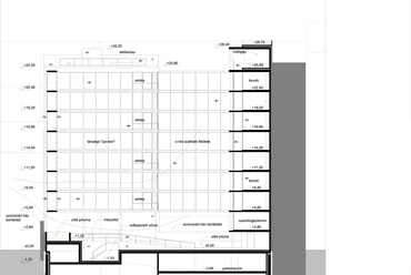 3-3 metszet - építész: Dobai János DLA