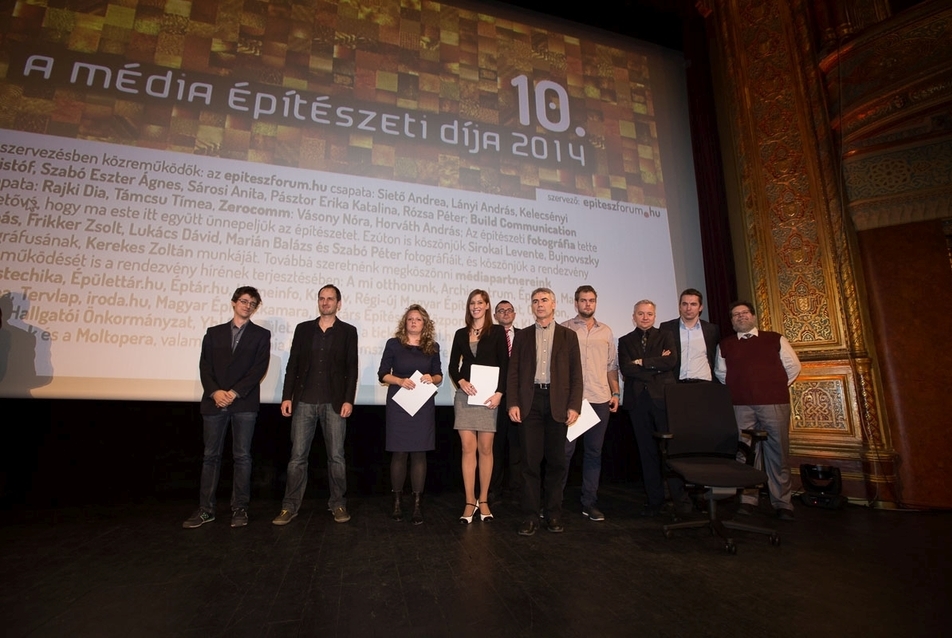 A Média Építészeti Díja 2014 - a nyertesek - fotó: Kerekes Zoltán