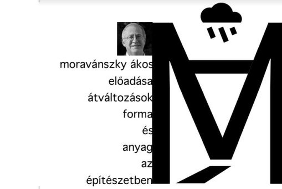 Moravánszky Ákos előadása az ÉME szervezésében