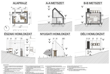 Csónakház, kunyhók - építész: Zsiros Renáta