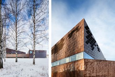 Seinäjoki új könyvtárépülete - építész: JKMM Architects (2012) - fotó: Tuomas Uusheimo