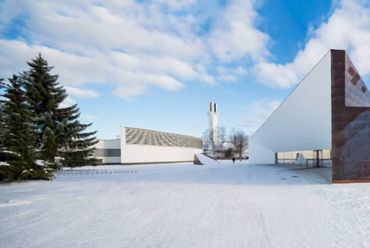 Seinäjoki új könyvtárépülete - építész: JKMM Architects (2012) - fotó: Tuomas Uusheimo