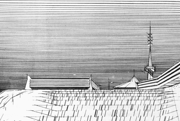 Calabar, Capitolium, a Felvonulási tér terve (forrás: Polónyi Károly: Építész-településtervező a perifériákon, Lechner Tudásközpont szakkönyvtára)