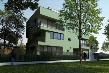 Kilenclakásos lakóház - építész: Ekler Dezső