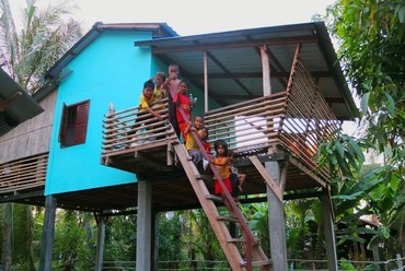 Framework ház névvel ellátott projekt, egy korábbi pályázat nyertese Phnom Penh-ben - építész: Atelier COLE