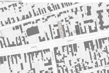 Helyszínrajz - építész: Hargitai Réka