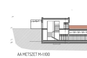 Metszet - építész Dormán Miklós