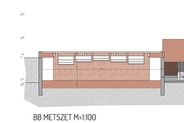 Metszet - építész Dormán Miklós