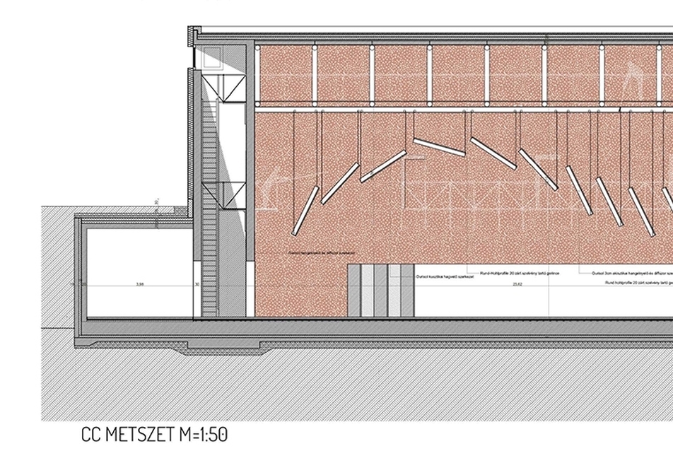 Metszet - építész Dormán Miklós