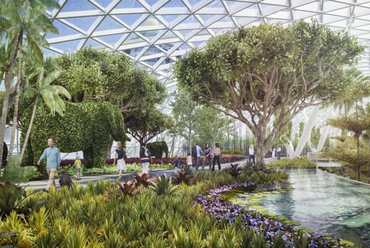 Szingapúr-Changi repülőtér bővítés - építész: Moshe Safdie