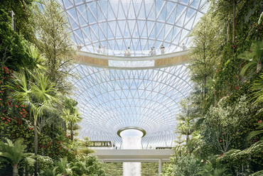 Szingapúr-Changi repülőtér bővítés - építész: Moshe Safdie