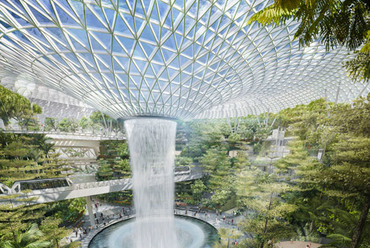 Szingapúr-Changi repülőtér bővítés - építész: Moshe Safdie