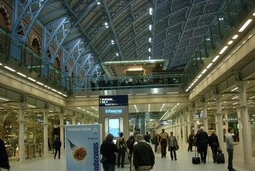 Így néz ki most a londoni St. Pancras. Fotó: Bán Dávid