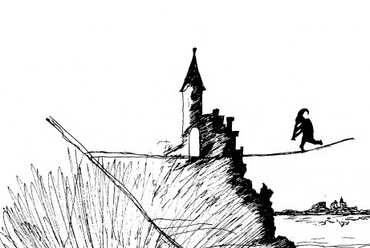 Váradi Balázs irodalmi illusztrációja egy szegedi lapbanAz építész által rendelkezésre bocsátott fotók. 
