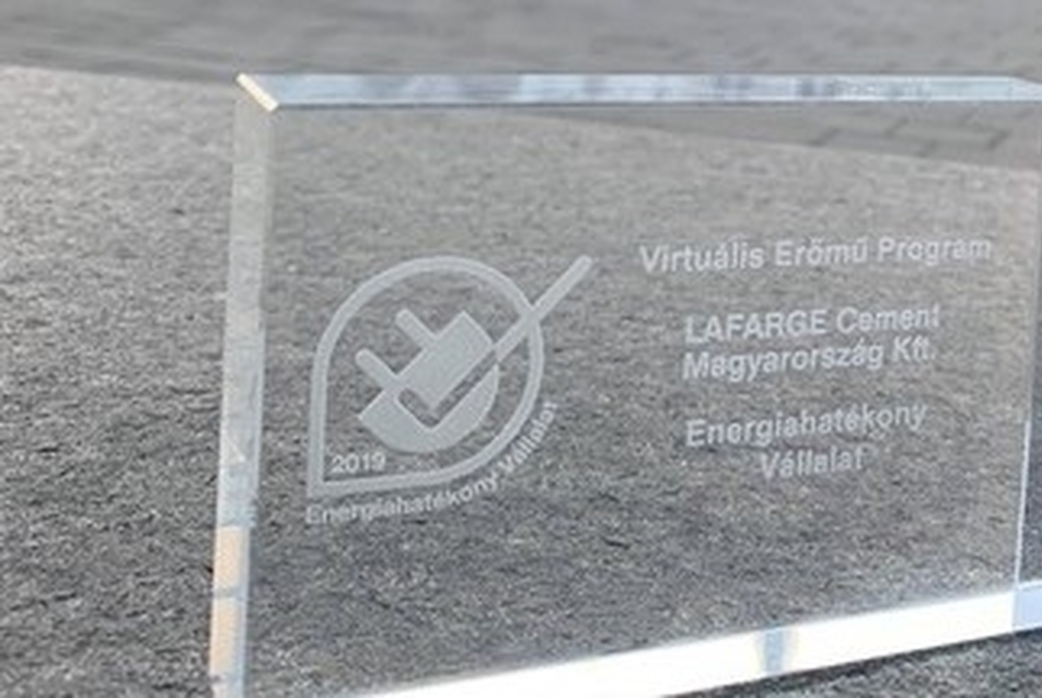 Energiahatékony Vállalat Díjat nyert a Lafarge