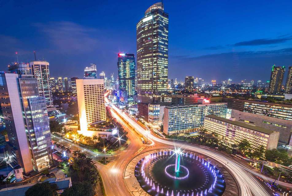 Jakarta, Indonézia fővárosa. 