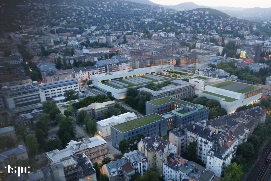 Futókör a tetőn - megújul a Testnevelési Egyetem campusa