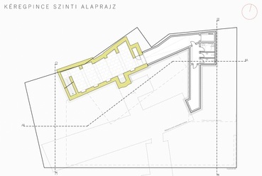 A kulturális- és történeti bemutatóközpont rajzai.