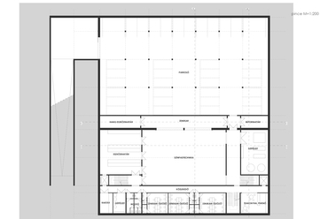 pince szint alaprajza - építész: Karácsony Tamás, Kovács Károly Lehel, Szökő Kristóf István