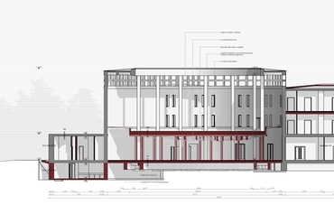 m3 metszet, Ferences Rehabilitációs Központ - építész: Telek Zsófia