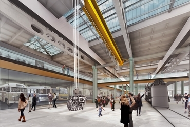Az új Közlekedési Múzeum épületegyüttese, Diller Scofidio + Renfro, együttműködésben az M-Teampannon Kft-vel, 2019.