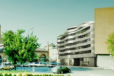 Csarnoktéri Meininger Hotel – a „Hullámzó Ház”, Tervezők: Vadász és Tsai. Építőművész Kft., 2019.