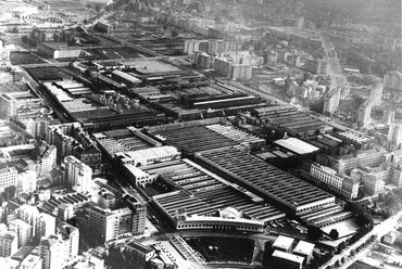 Az Alfa Romeo gyár Portellóban az 1940-es években. Fotó: Wikipedia