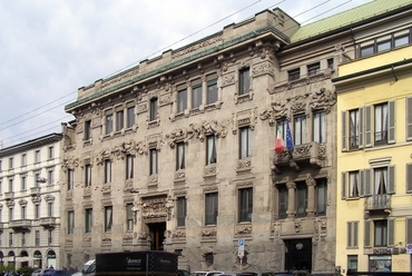 A Castiglioni palota a Corso Venezián, épült: 1901-1904. Fotó: Lampert Rózsa