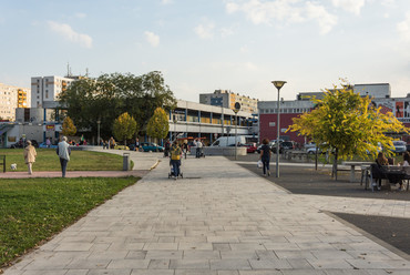 A Bikás park irányából (Fotó: Kis Ádám – Lechner Tudásközpont)