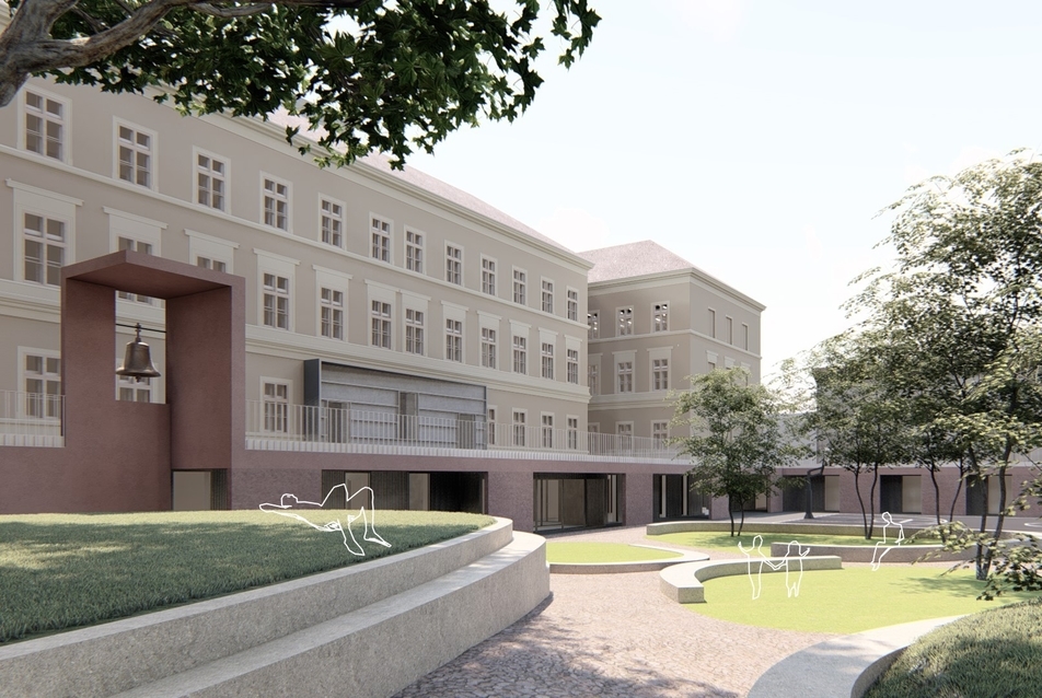 Nagykanizsa, Piarista Oktatási Központ fejlesztése - terv: dmb műterem