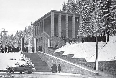 Kasprowy Wierch drótkötélpályás felvonója, Zakopane. Tervező: Anna Kodelska, Aleksander Kodelski. 1934-1936